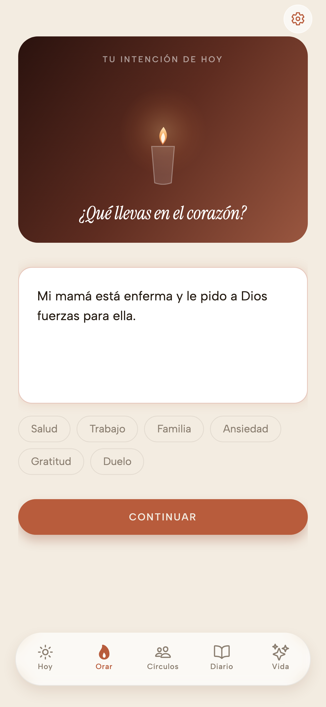 Comparte tu intención en Luz